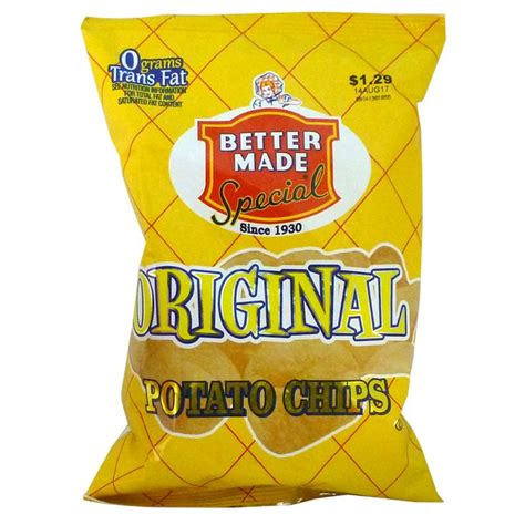 Better Made Original Potato Chips 2.75oz | Potato chips, Chips, Potatoes