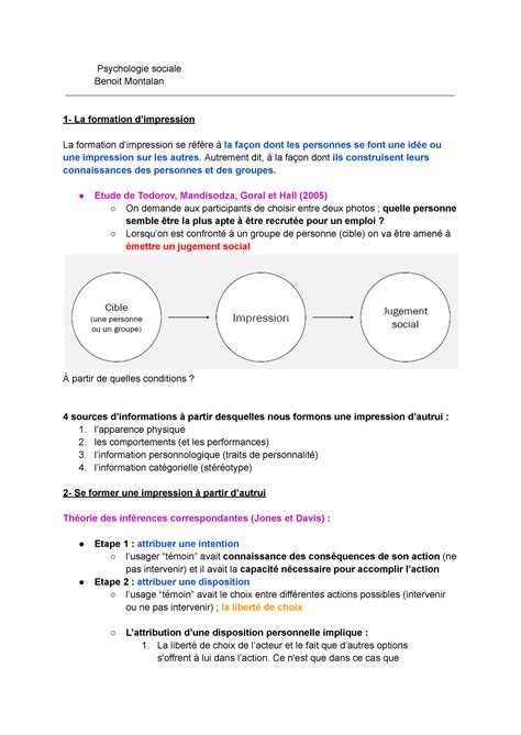 Psycho Sociale Formation D Impression Psychologie Sociale Benoit