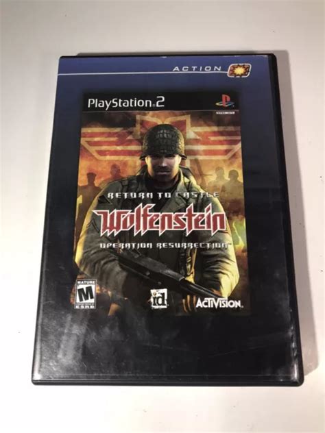 RETURN TO CASTLE Wolfenstein Operation Resurrection PlayStation 2 PS2