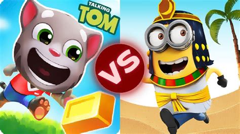 Best Game Run Talking Tom Gold Run Angela Vs Minion Rush Gameplay