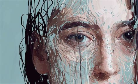 Drip-Effect Paintings by Marcello Castellani - IGNANT | Art, Portrait art, Art inspiration