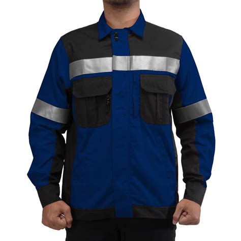 Jual Engineer Workwear Legion Wearpack Blue Kemeja Kerja Safety