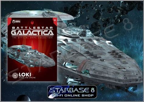 Colonial Heavy Cruiser Loki Type Eaglemoss Battlestar Galactica