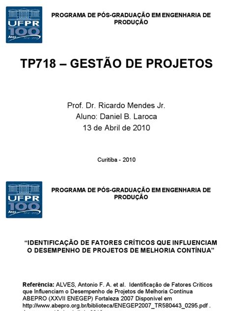 PDF APRESENTAÇÃO DO ARTIGO IDENTIFICAÇÃO DE FATORES CRÍTICOS QUE