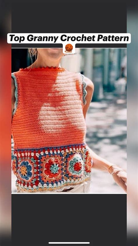 Granny Crochet Blouse In 2023 Crochet Fashion Crochet Blouse