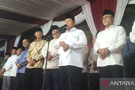 Usai Resmi Terpilih Prabowo Terima Kasih Pak Jokowi Antara News