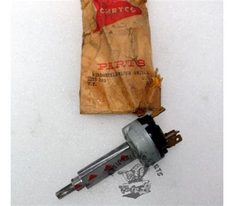 NOS Mopar Wiper Switch 1962 Dodge Models Single Speed Hiltop Auto Parts