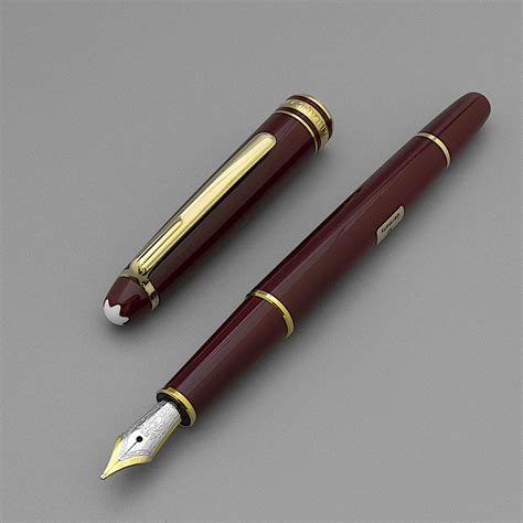 Montblanc Stylo Plume Meisterst Ck Classique Bordeaux