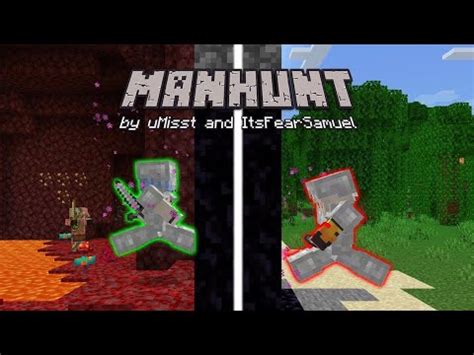 1V1 SpeedRunner VS Hunter Minecraft Manhunt YouTube