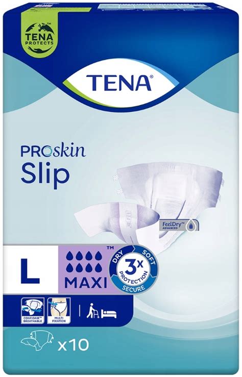 Tena Slip Proskin Maxi L Pampersy Dla Doros Ych Allegro Pl