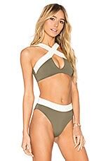 KYA Coco Reversible Bikini Top In Palm Shell REVOLVE