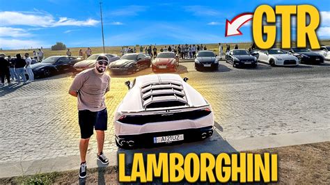 INVADI UM ENCONTRO DE GTRs UM LAMBORGHINI YouTube