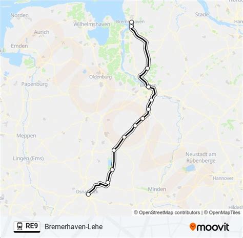 Re Route Fahrpl Ne Haltestellen Karten Bremerhaven Lehe