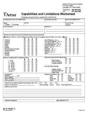 Fillable Online Mbastorage Capabilities And Limitations Dification Form