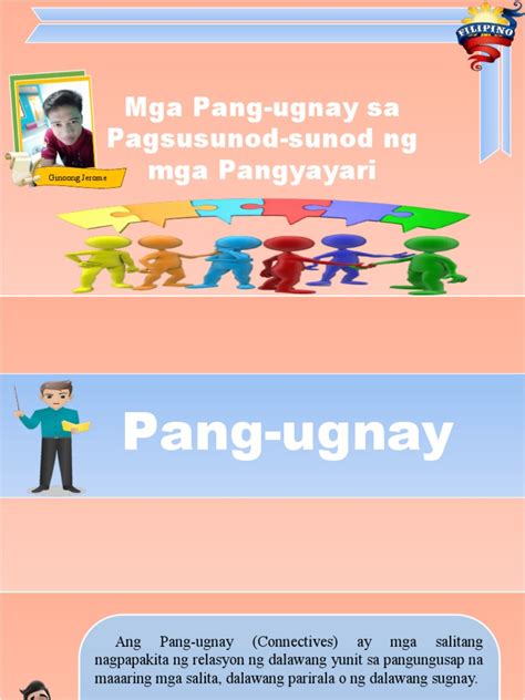 Mga Pang Ugnay Sa Pagsasalaysay Ng Mga Pangyayari Pdf