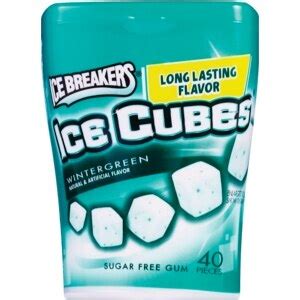 Ice Breakers Ice Cubes Wintergreen Sugar Free Gum