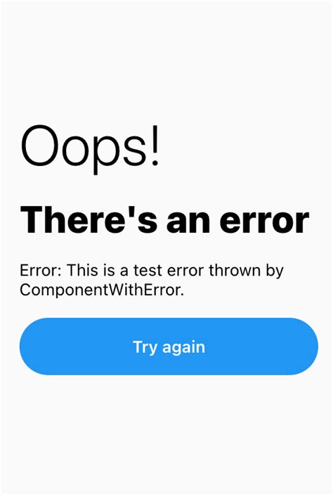 Handling Errors In React Native — Full Tutorial By Jimmy Albert Medium