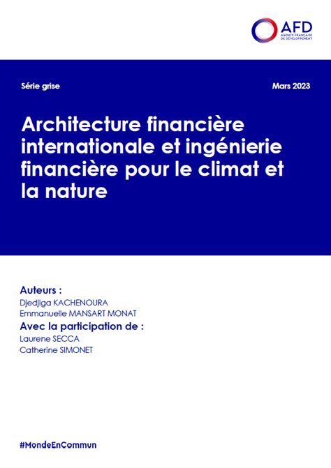 Architecture Financi Re Internationale Et Ing Nierie Financi Re Pour Le