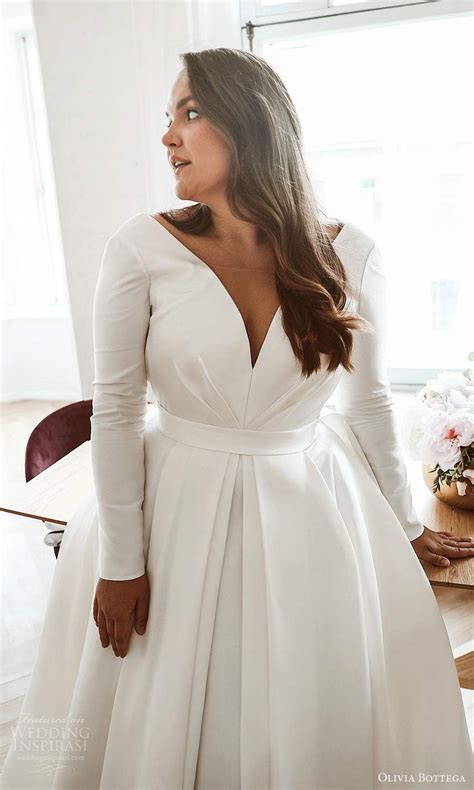 Olivia Bottega Plus Size Wedding Dresses Wedding Inspirasi