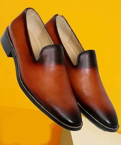 Men Formal Wear Slip On Leather Shoes Size 6 12 At Rs 1050pair In Agra