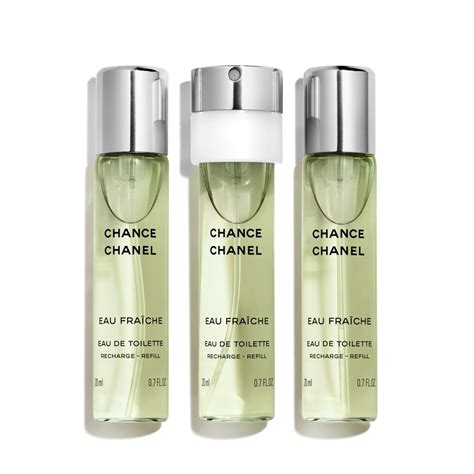 Chanel - CHANCE EAU FRAÎCHE - Eau De Toilette Twist And Spray Recharge - Luxury Fragrances ...