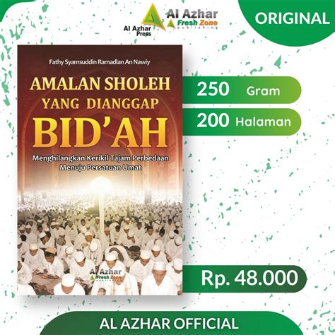 Jual Buku Amalan Soleh Yang Dianggap Bidah Shopee Indonesia