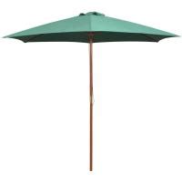 BLACK FRIDAY 2023 Parasol Vidaxl Parasol Avec Poteau En Bois 270 X