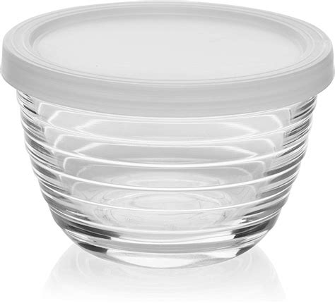 Libbey Small Glass Bowls With Lids Men Food Flavor