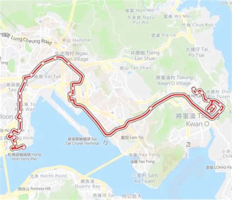 New Territories Bus Route Line No 53 Runs From Tsuen Wan Nina