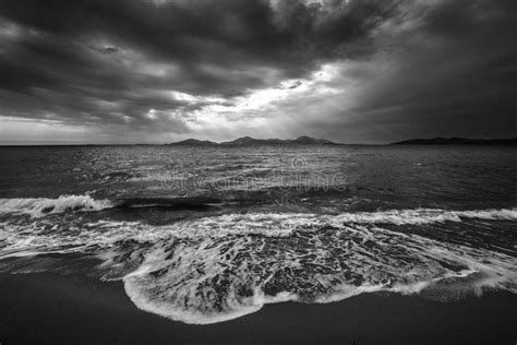 Storm in the Black Sea stock photo. Image of beach, seascape - 99264162