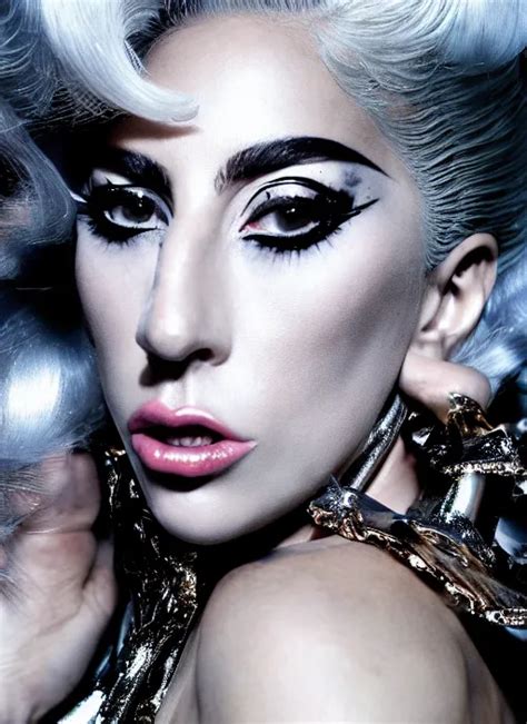 Lady Gaga Photoshoot By Nick Knight Editorial Studio Stable Diffusion