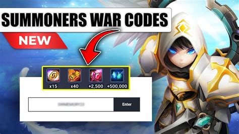 Summoners War Codes Valid Promo Code Summoners War Sky Arena Youtube