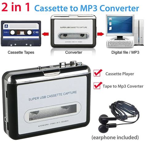 Konverter Kaset Tape USB Cassette Capture To MP3 Player Konversi