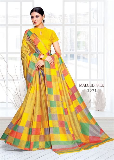 Malgudi Silk Dailywear Uniform Sarees At Best Price In Gudiyattam Id