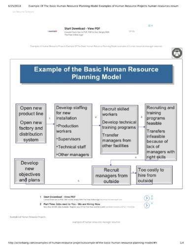 Hr Strategy Plan Examples Format Pdf