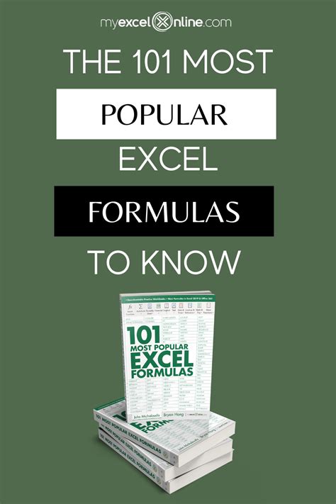 101 Most Popular Excel Formulas 101 Excel Series Excel Formula