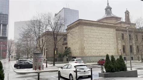 Así fue la fuerte granizada que sorprendío este sábado en Madrid