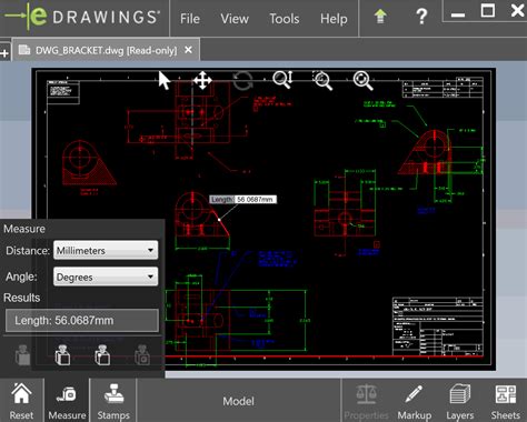 Edrawings Is A Free Dwg Viewer Alternative To Draftsight