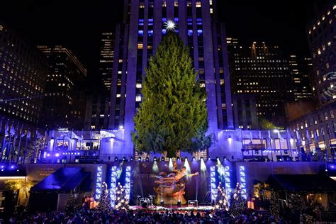 Iconic Christmas Tree At Rockefeller Center To Be Illuminated