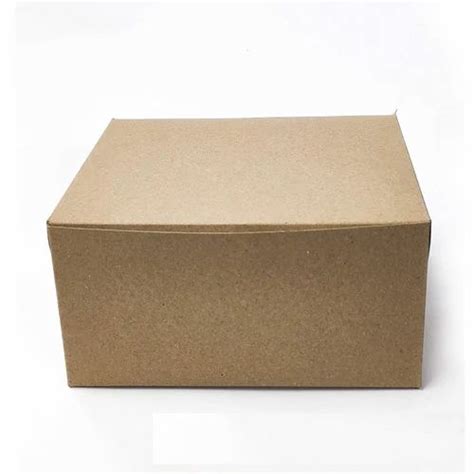 Brown Kraft Paper Cake Box At Rs Piece Cake Paper Box In Baddi