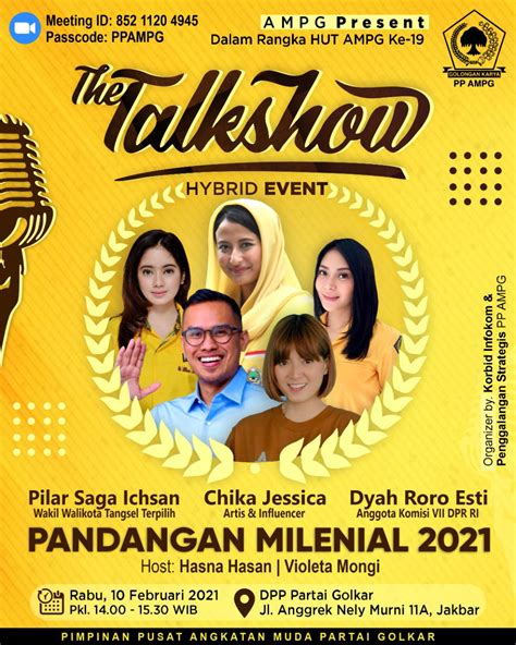 Sambut Hut Ampg Ke Pp Ampg Selenggarakan Talkshow Secara Hybrid