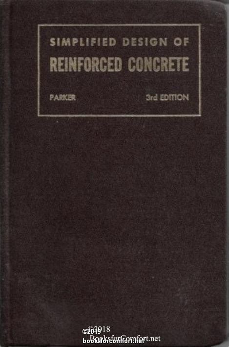 Simplified Design Of Reinforced Concrete 3rd Edition By Harry Parker