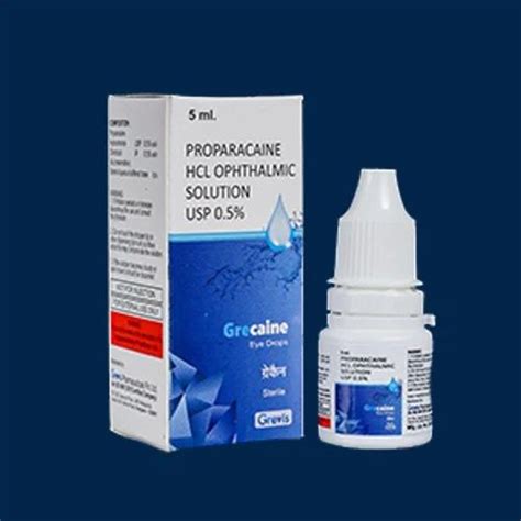 Proparacaine Hydrochloride Eye Drop at Rs 55/box | Gurgaon | ID: 21553889630