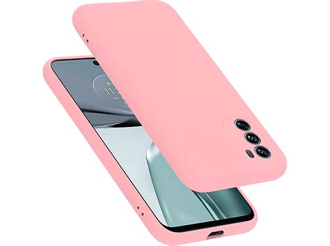 CADORABO TPU Liquid Silicone Case Hülle Backcover Motorola MOTO G62