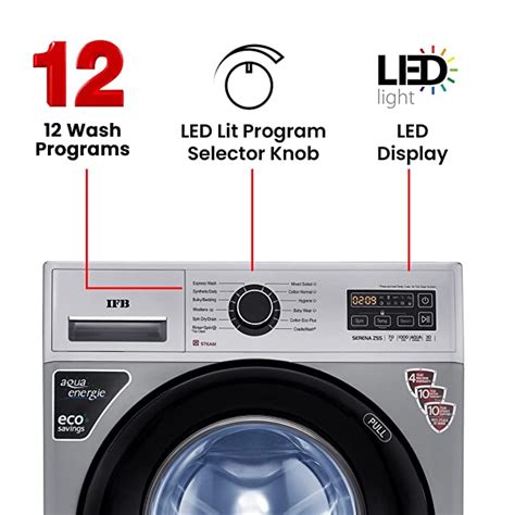 Ifb Serena Zss 7010 Silver Fully Automatic 7kg Front Load Washing Mach