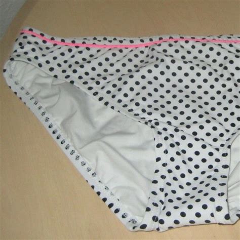 Coco Rave Swim Coco Rave R White Polka Dot New Bikini Bottom