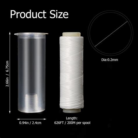 High Tensile Bait Elastic Thread Spool With Plastic Dispenser Strong