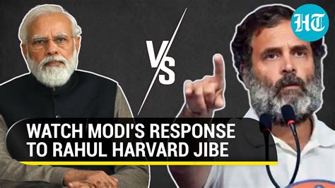 Pm Modi Vs Rahul Gandhi Faceoff In Lok Sabha Over Harvard Study Watch