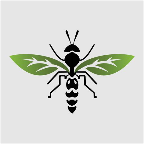 Black Soldier Fly Vector Logo Design 36139649 Vector Art At Vecteezy