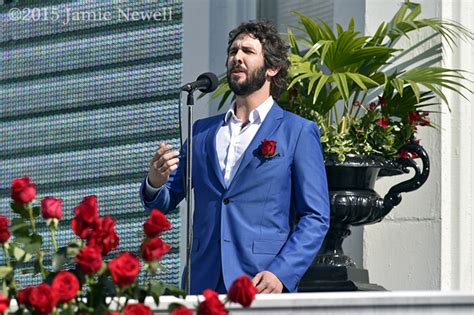 Josh Groban Sings The National Anthem At The Kentucky Derb Flickr